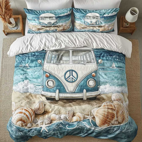 Beach Camper Van WN0303044CL Duvet Cover Set