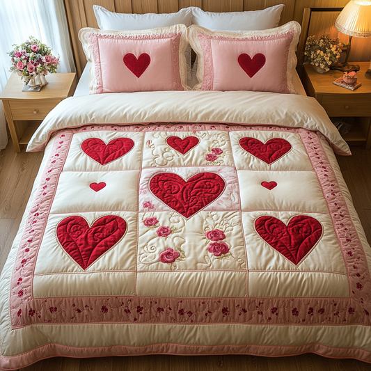 Heart Patterns XR1201003CL Duvet Cover Set