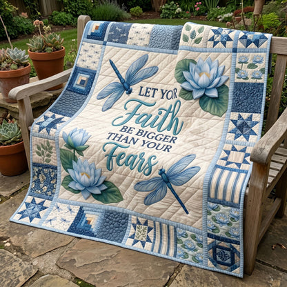 Blue Serenity Faith WN2204003CL Quilt