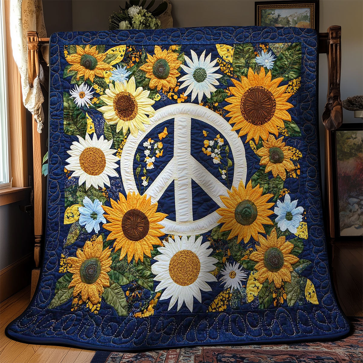 Flower Of Peace WN0901055CL Quilt