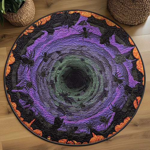 Iron Spider WN2909036CL Quilted Round Mat