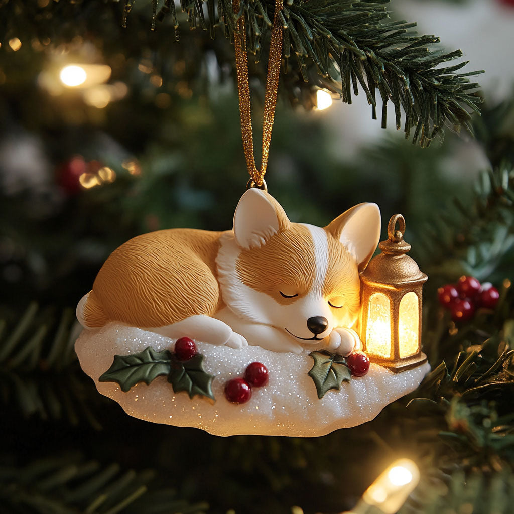 Corgi Dream CP0312070CL Christmas Ornament