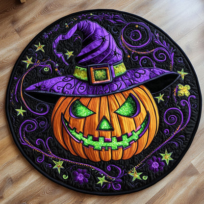 Moonlight Pumpkin WN1808098CL Quilted Round Mat
