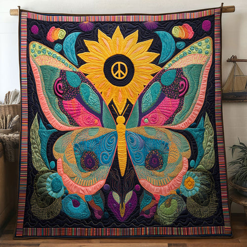 Golden Aura Butterfly WN1201042CL Quilt