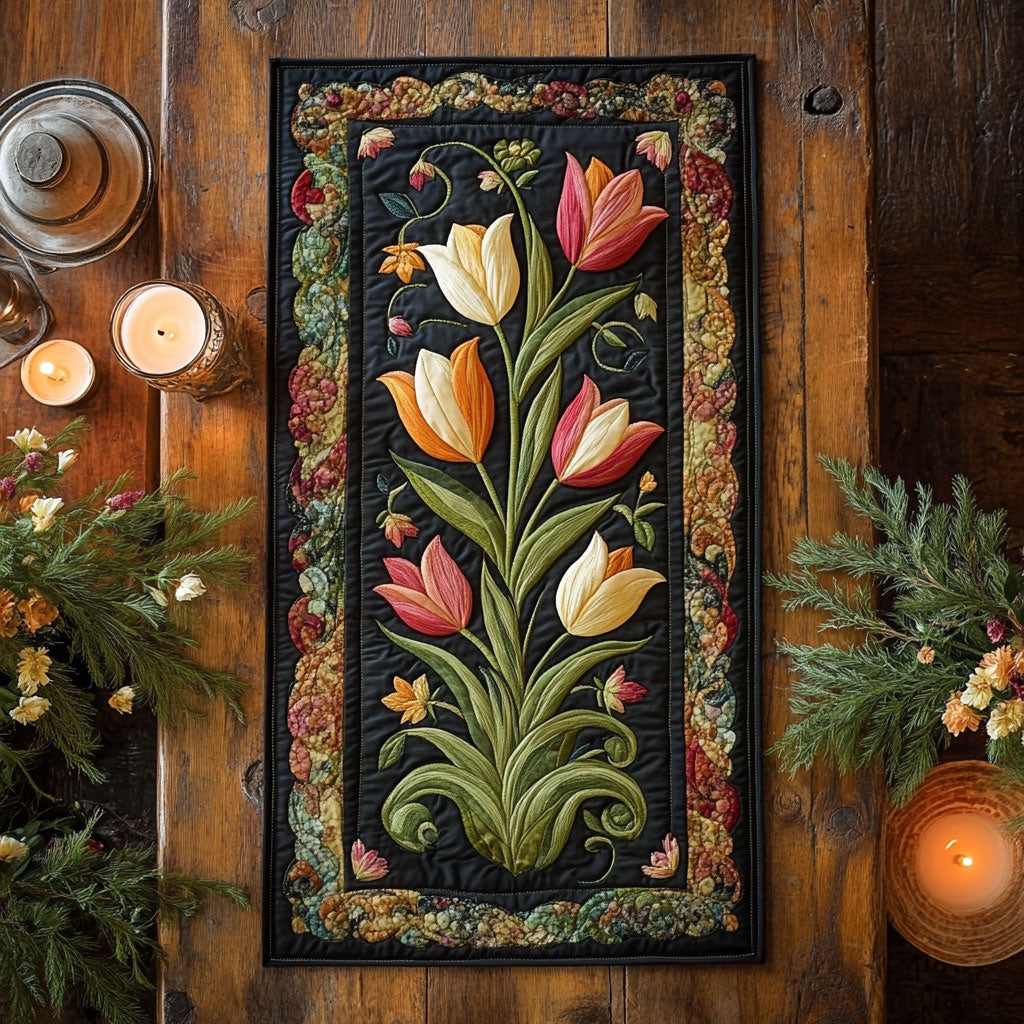 Tulip Gracefield WN1706080CL Quilted Table Runner