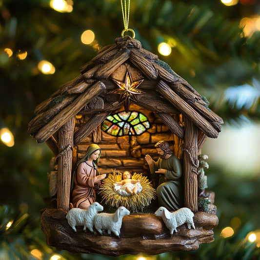 Nativity Christmas Light WN2911059CL Christmas Ornament