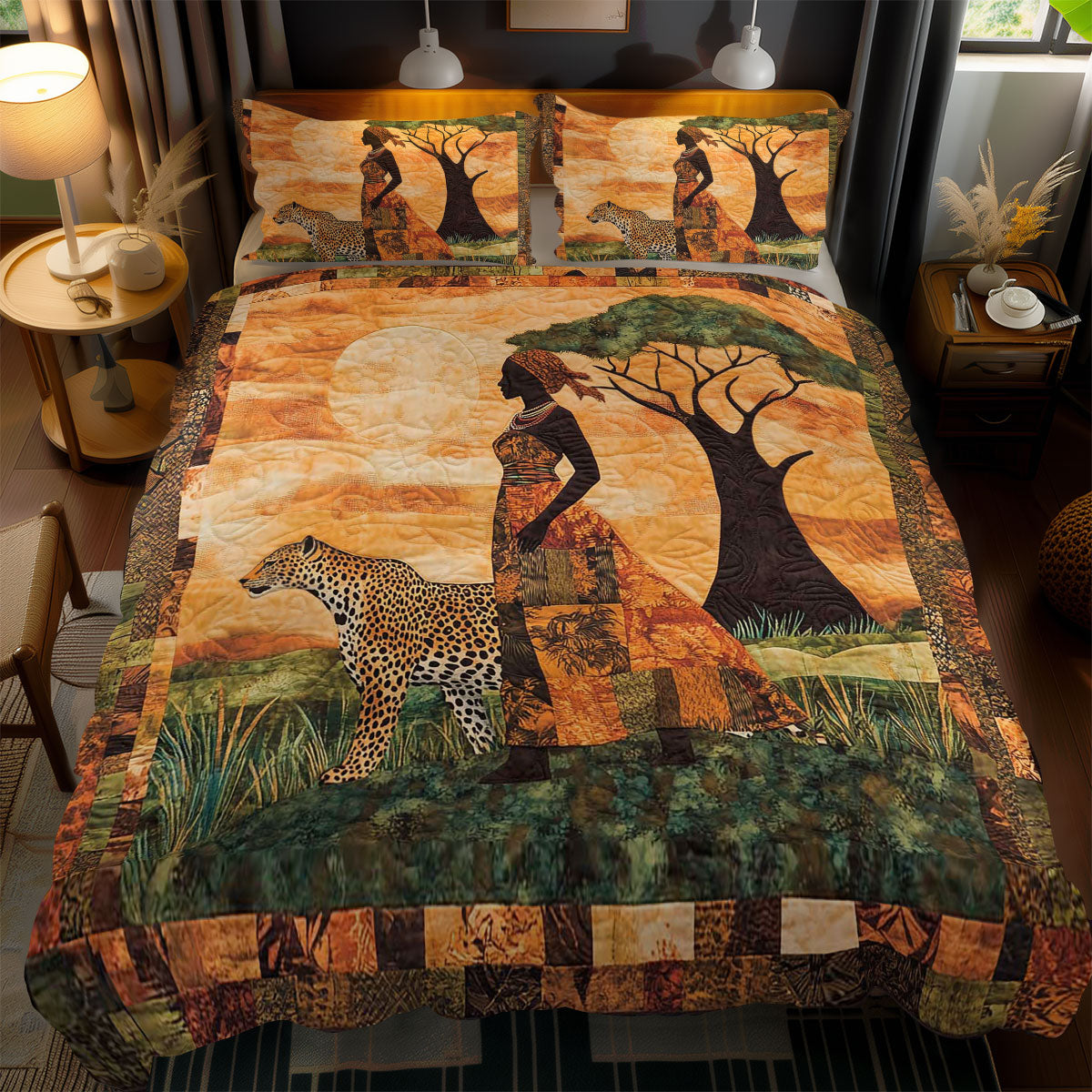 African Wild WN0803075CL Duvet Cover Set