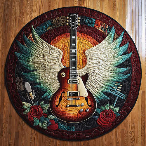 Rock Spirit Wings KL1912033CL Quilted Round Mat