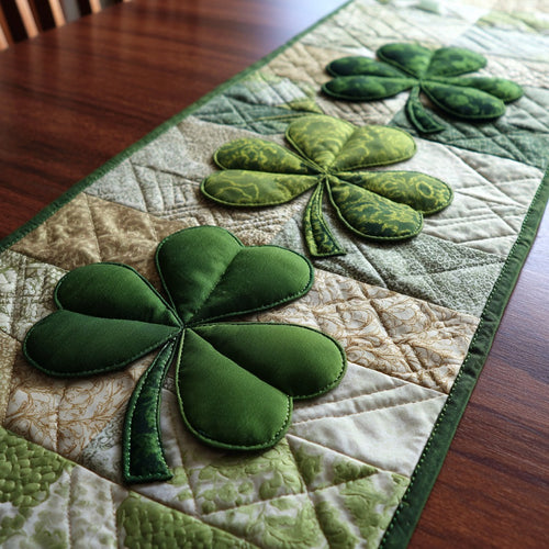Shamrock XR1211023CL Quilted Table Runner