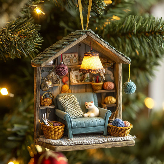 Cat Corner CP2611127CL Christmas Ornament
