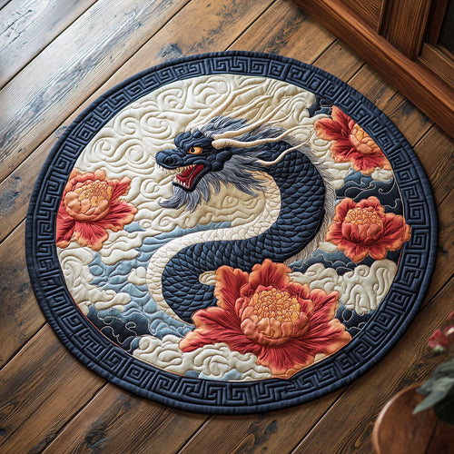Blue Inferno CP2709137CL Quilted Round Mat