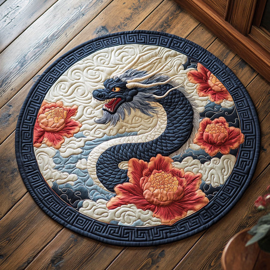 Blue Inferno CP2709137CL Quilted Round Mat