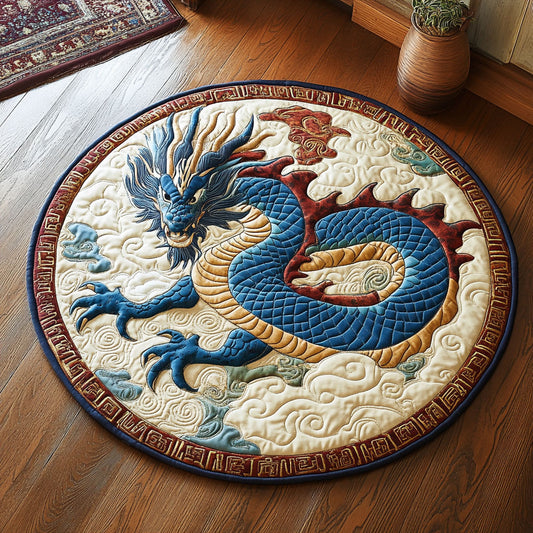 Azure Dragon CP2709109CL Quilted Round Mat