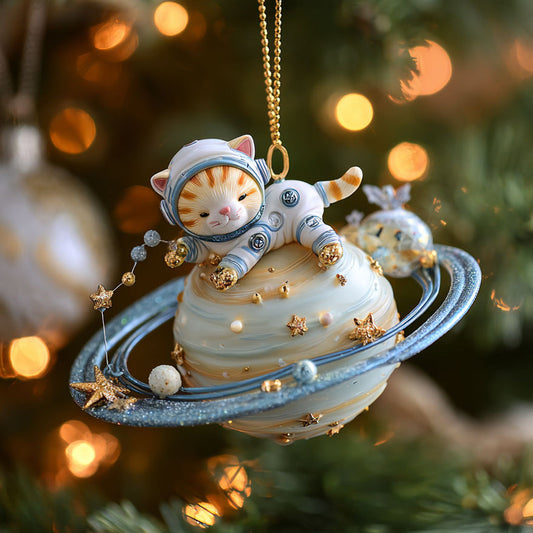 Cosmic Kitty CP0912007CL Christmas Ornament