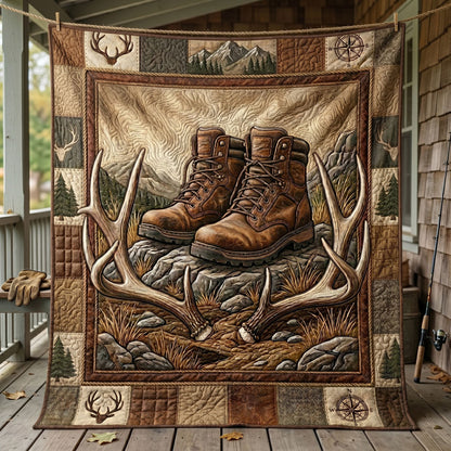 Trail Boots And Antlers WN1905015CL Quilt