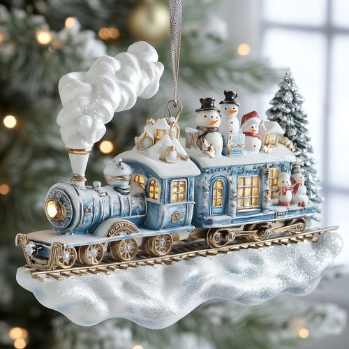 Snow Railway CP1610100CL Christmas Ornament