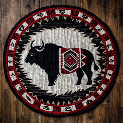 Buffalo Art WN0406001CL Quilted Round Mat