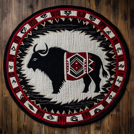 Buffalo Art WN0406001CL Quilted Round Mat