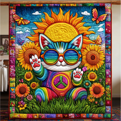 Hippie Paws Cat KL0901009CL Quilt