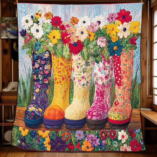 Floral Rain Boots WP0603022CL Quilt