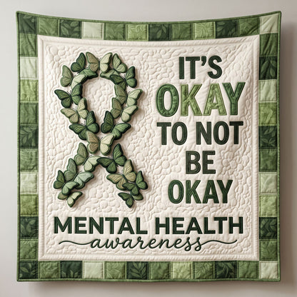 Green Ribbon Hope Mental Health WN2804011CL Quilt