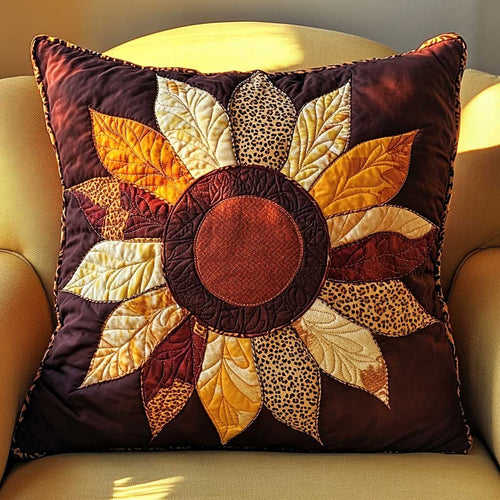 Rustic Leopard Sunflower WN0404038CL Quilt Pillow Case