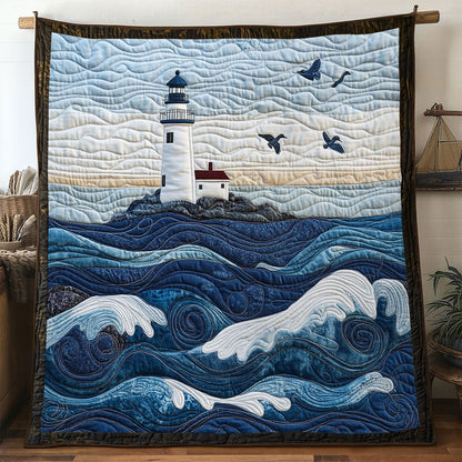 Deep Blue Lighthouse WN0801020CL Quilt