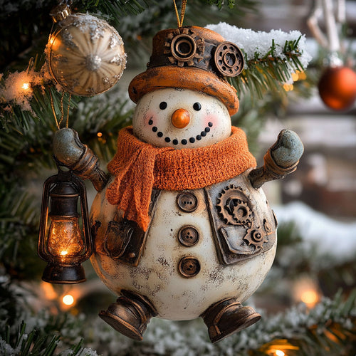 Snowman Iron Snow WN0812093CL Christmas Ornament