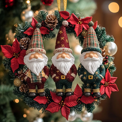 Cozy Gnomes CW2210007CL Christmas Ornament