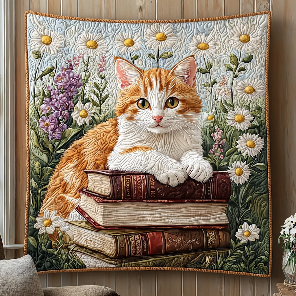 Wise Ginger Cat QA0901003CL Quilt