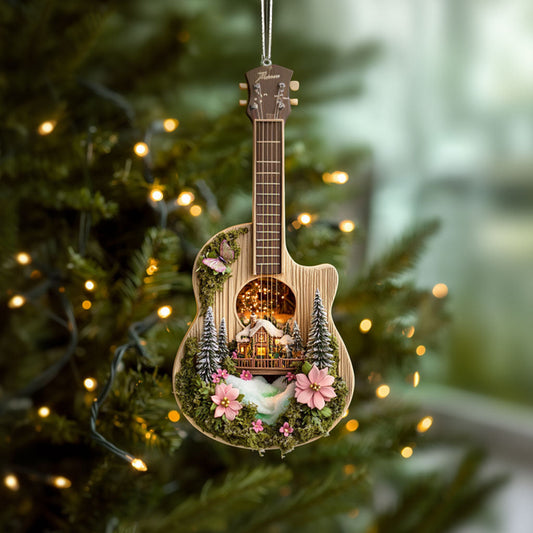 Fairy Guitar Home WN0412028CL Christmas Ornament