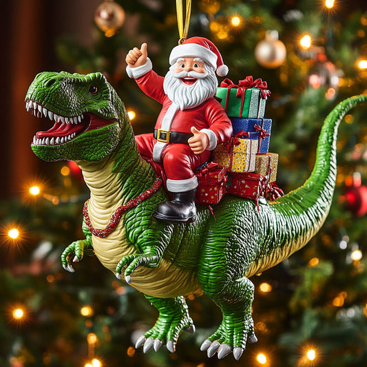 Dino Delivery CP2611034CL Christmas Ornament