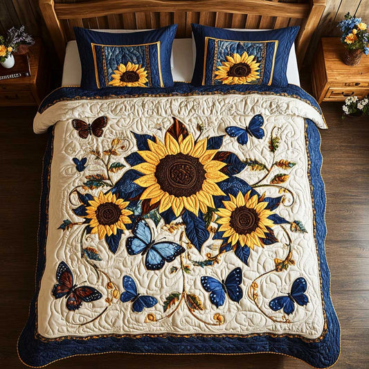 Butterfly Sunflower WP1401009CL Duvet Cover Set