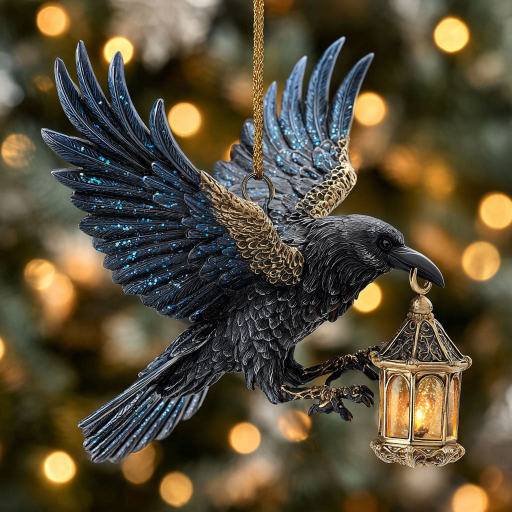 Crow Lantern CP2711012CL Christmas Ornament