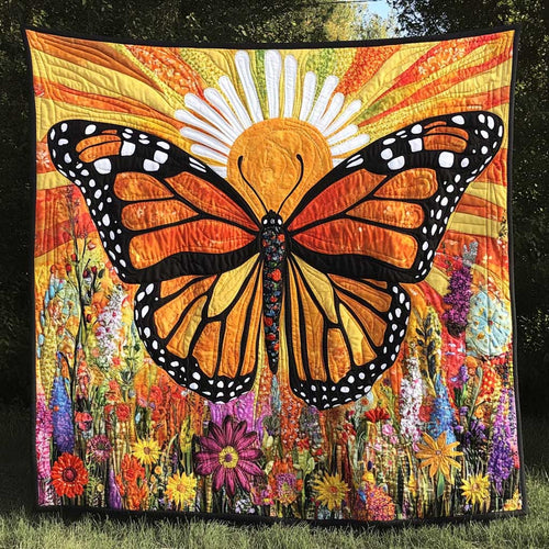 Floral Butterfly WP2002035CL Quilt