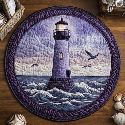 Lighthouse Beacon WN0404011CL Quilted Round Mat
