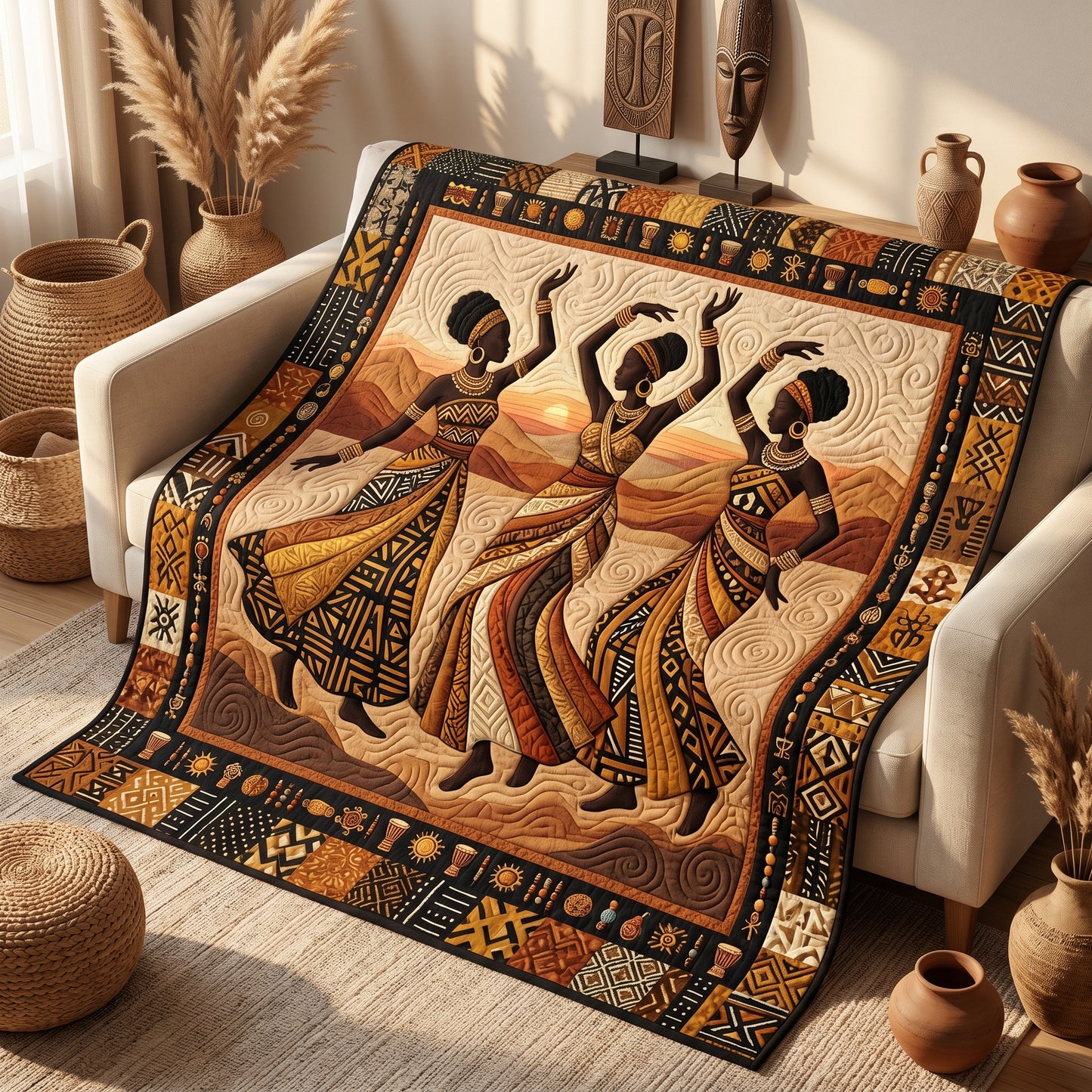 African Heritage XR1505004CL Quilt