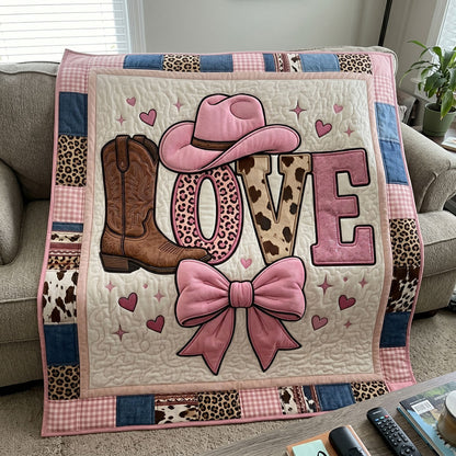 Western Pink Love WN0505028CL Quilt
