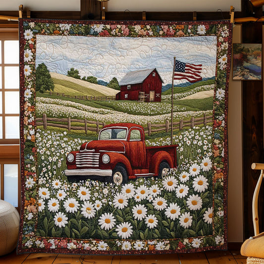 Red Truck Countryside WN0703054CL Quilt