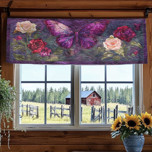 Opal Butterfly WN2003019CL Quilted Valance