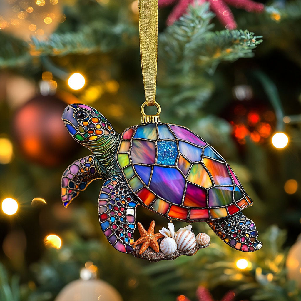 Ocean Turtle WN2711030CL Christmas Ornament