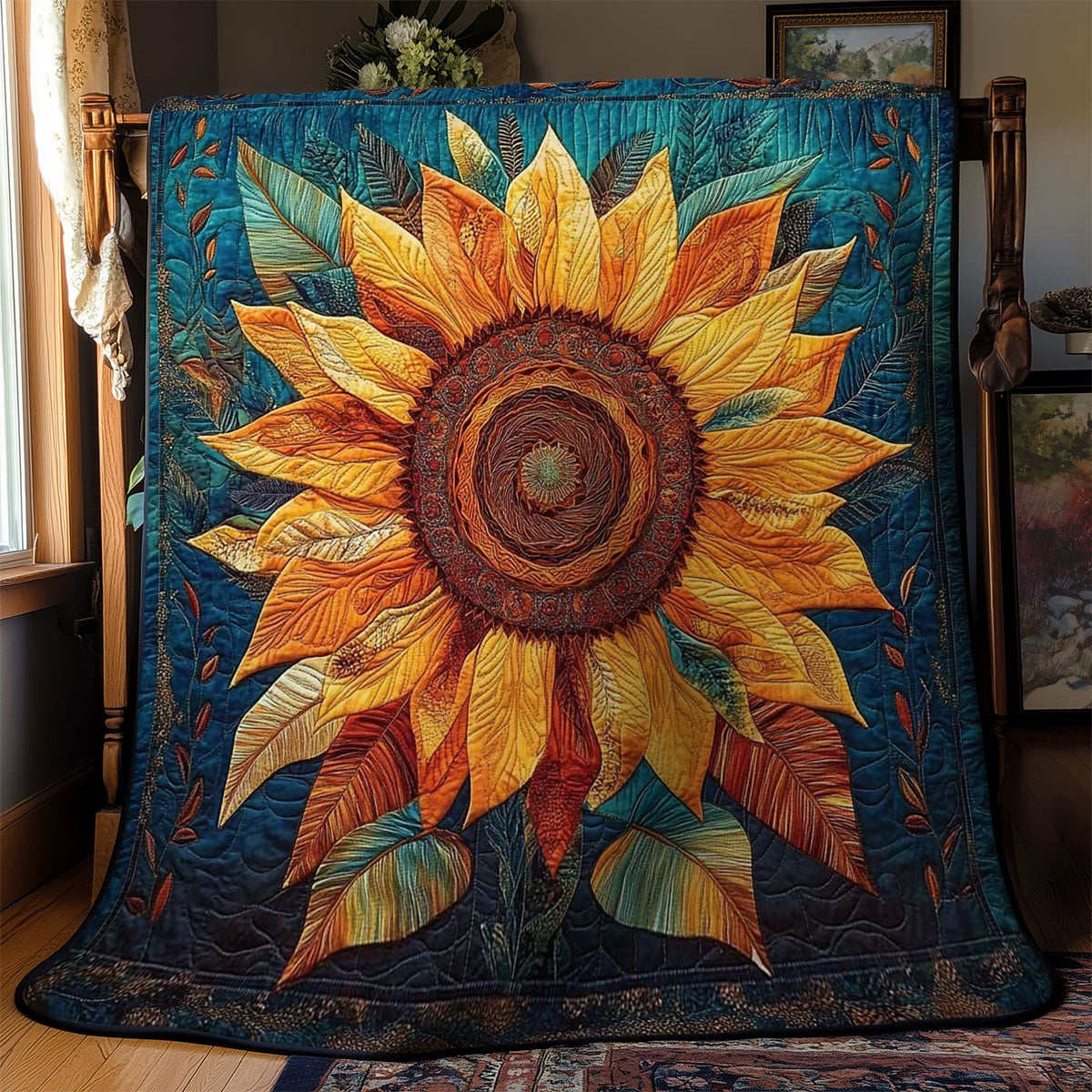 Sunflower Whispers WN1302049CL Quilt