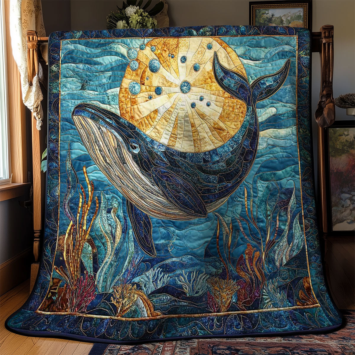 Mystic Whales WN0803055CL Quilt