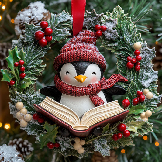 Adorable Penguin Jingle XK1510007CL Christmas Ornaments
