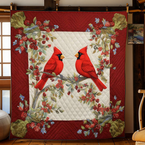 Enchanted Cardinal WN2002015CL Quilt