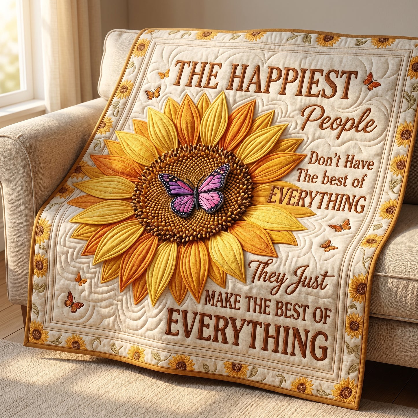 The Happiest People XR0605007CL Quilt