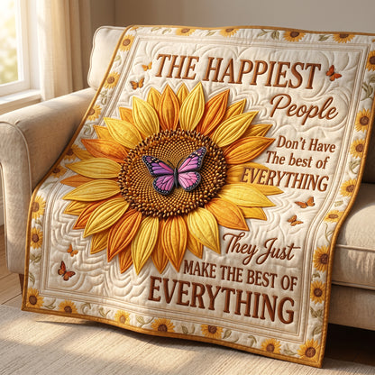 The Happiest People XR0605007CL Quilt