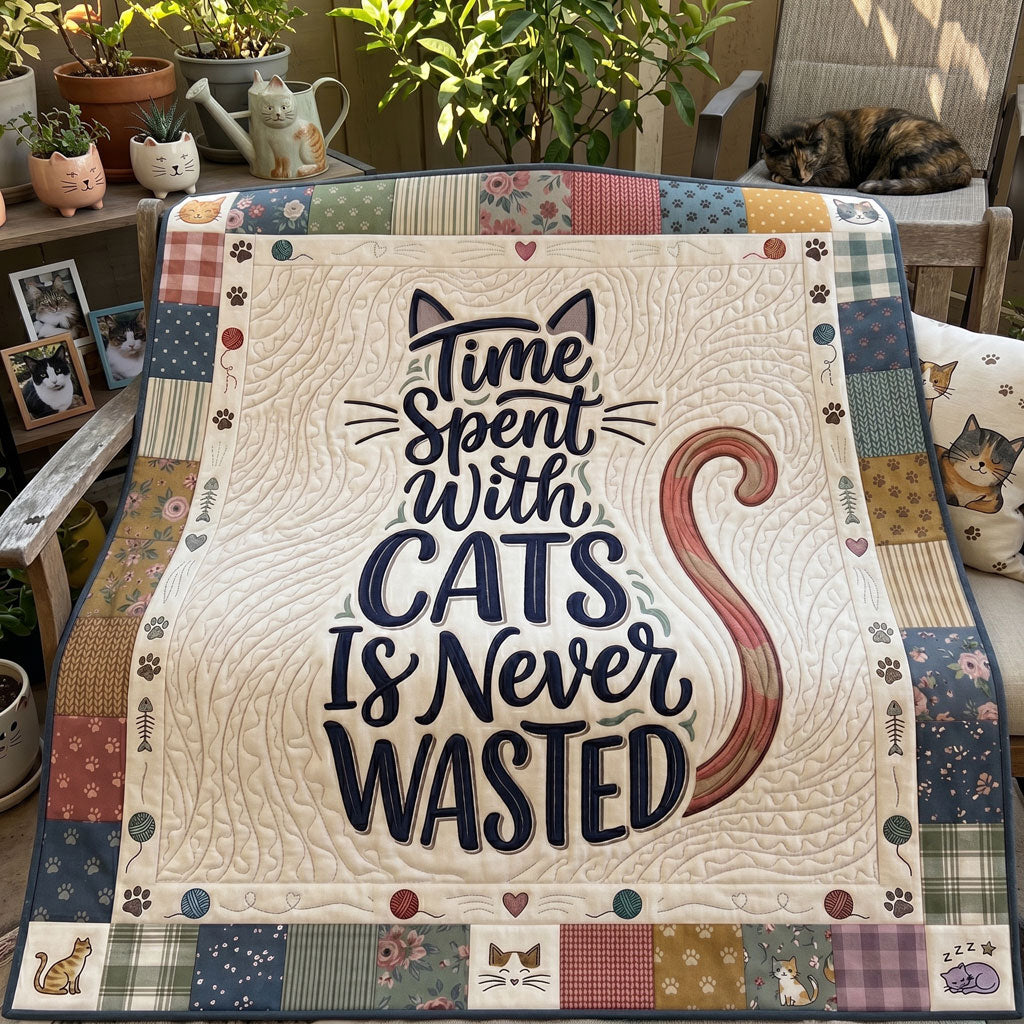Whiskers And Cozy Moments WN2505021CL Quilt