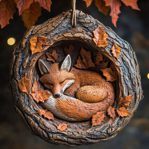 Fox Leaf Haven WN2711021CL Christmas Ornament