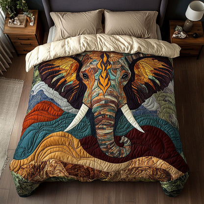Sacred Elephant WN0801071CL Duvet Cover Set